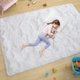 thumbnail image 1 of SANMADROLA Fluffy Shag Black Area Rug, 6.5 x 8.2in, Non-Slip, Eco-Friendly, 1 of 6