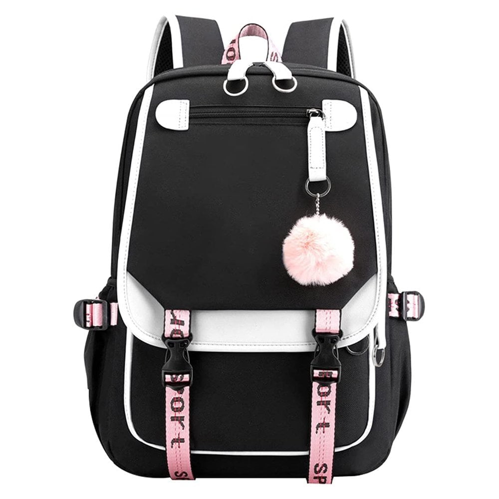 School Bags For Teenage Girls Backpack Women Book Bag Junior High School  Bag Youth Leisure College Teen Schoolbag