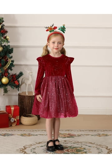 sequin xmas dress Tipsy Elves Dresses | Tipsy Elves Red Santa For Kids | Color: Red/White | Size: Xs He could use a nap. Girls Dress Santa Christmas Bonnie