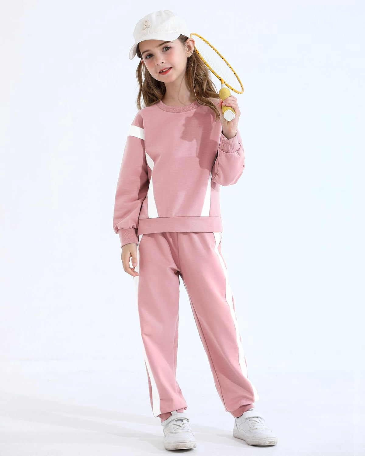 SANMIO Toddler Girl Clothes 2 Piece Outfits Fashion Sweatshirts+Sweatpants Long Sleeve Tracksuit Clothing Set Size 3-8Y