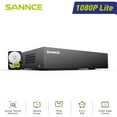 thumbnail image 1 of SANNCE 8-Channel 1080P Wired Home Surveillance Security Camera System DVR Recorder with 2TB Hard Disk Drive, Human Detection, Standalone DVR Video Recorder CCTV Support 5-in-1 CVBS/AHD/TVI/CVI/IP, 1 of 11