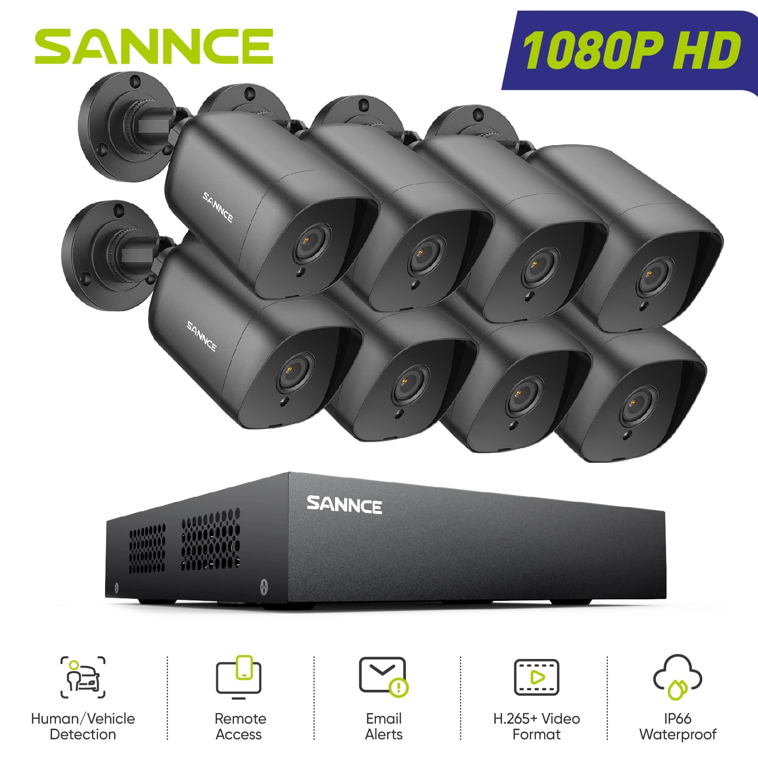Toguard 8CH CCTV Security Camera System with 3TB Hard Drive Toguard 8CH CCTV Security Camera System with 3TB Hard Drive