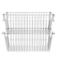 thumbnail image 1 of SANNO Wire Metal Basket Bin, Stackable Storage Baskets, Cubby Bins for Food, Kitchen, Home, Pantry Snack, Vegetable, Laundry Room, Office, Farmhouse, Set of 2, 1 of 7