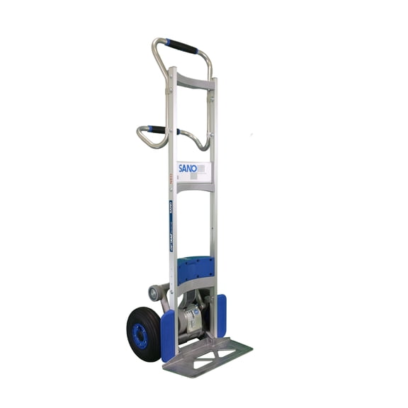 SANO LiftKar PRO UNI 170 Electric Stair Climbing Hand Truck Battery Powered Lift, 380 lb Capacity, Universal Toeplate, Lightweight Aluminum Frame for Industrial Material Handling