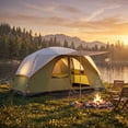 thumbnail image 1 of SANOPY 12 Person Instant Camping Tent with Removable Rainfly, Auto Setup Pop Up Tent for Family Outdoor /Hiking/Traveling with Carry Bag, Green, 1 of 6