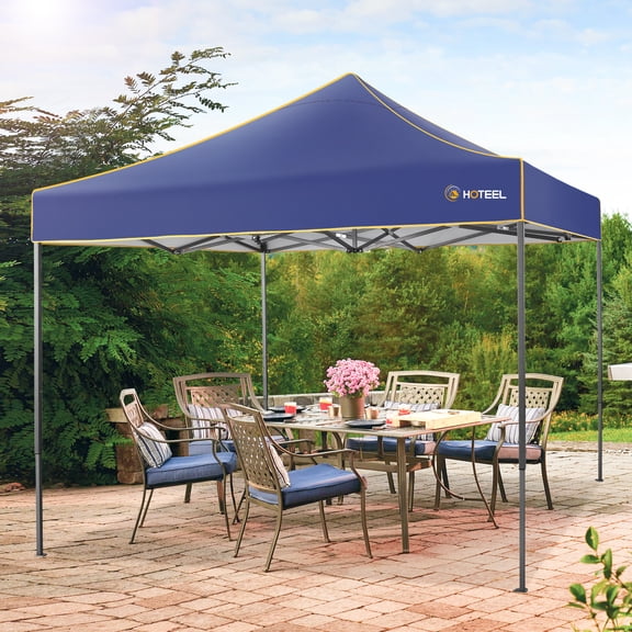 SANOPY 10' x 10' Heavy Duty Pop-up Canopy Tent, Deep Blue