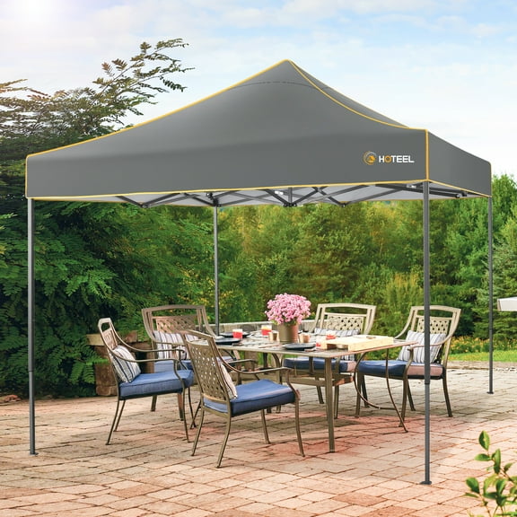 SANOPY 10' x 10' Heavy Duty Pop-up Canopy Tent, Gray