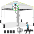 thumbnail image 1 of COBIZI 10' x 10' Outdoor Canopy Party Tent EZ Pop Up Canopy Commercial Instant Canopies Gazebo with Air Vent, 8 Stakes & 4 Ropes & 4 Sandbags for Beach Wedding Picnics Camping, 1 of 11