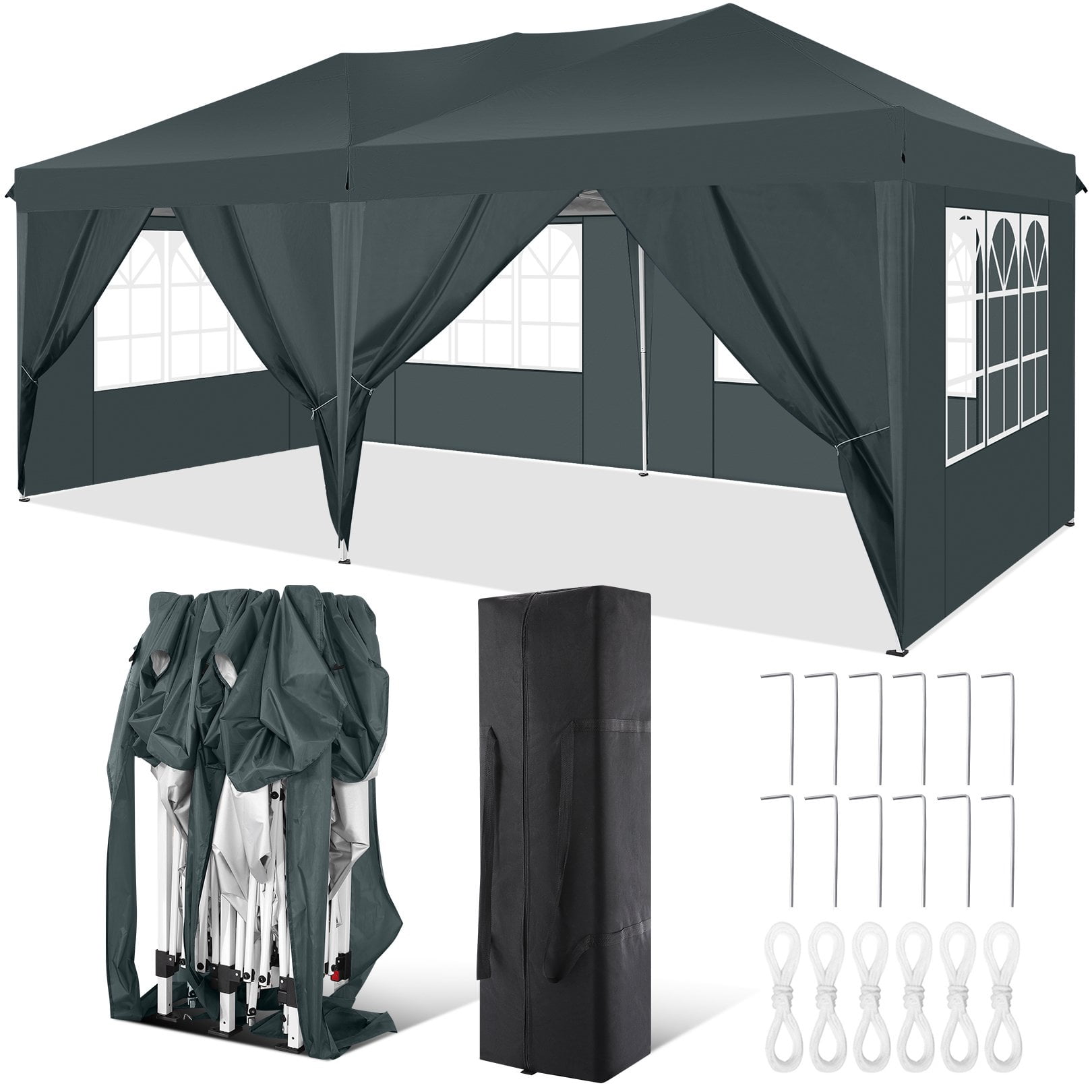 SANOPY 10'x20' Pop Up Canopy Tent, Waterproof, UV Protection