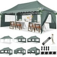 thumbnail image 1 of SANOPY 10'x 20' Pop up Canopy Tent, Commercial Heavy Duty Canopy with 6 Removable Side Walls Portable Shelter for Patio Picnic Gazebo Party Wedding, Gray, 1 of 12