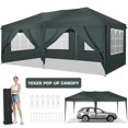 thumbnail image 1 of SANOPY 10'x20' Pop Up Canopy Tent Instant Setup with 6 Sidewalls, Ez Up Outdoor Canopy Commercial Grade , UPF 50+ Sun Protection & Waterproof for Party, Market, Backyard Events, 1 of 12