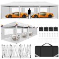 thumbnail image 1 of SANOPY 10 x 30 FT Canopy Party Tent with 5 Walls 10x30 Pop Up Tent for Parties Waterproof UPF 50+ Outdoor Commercial Event Tent for Party Backyard Gazebo Canopy with Sidewalls & Sandbags, 1 of 8