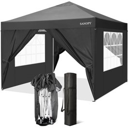 10'x20' Pop UP Wedding Party Canopy Tent Heavy Duty Waterproof Garage
