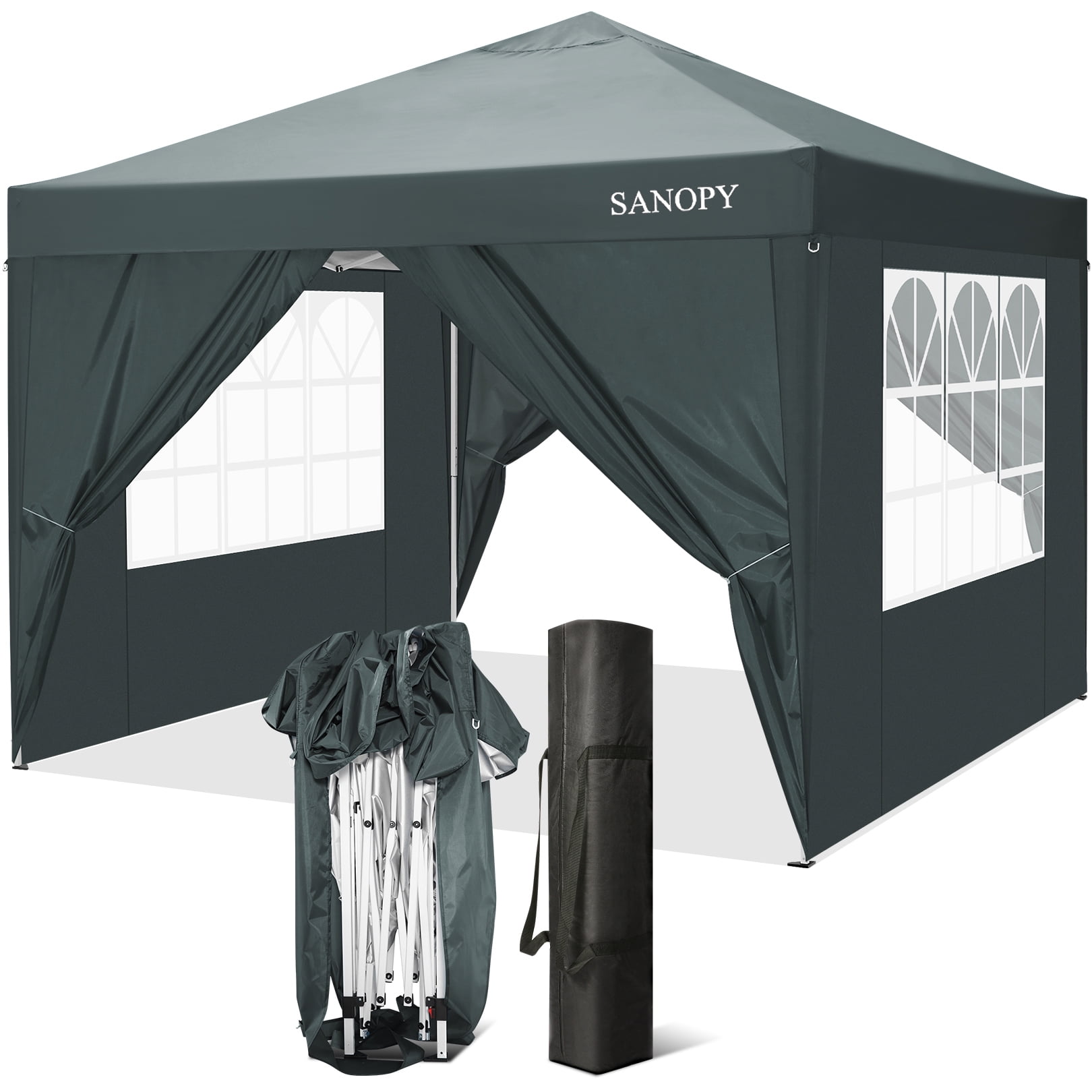 Waterproof pop up clearance gazebo with sides