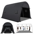 thumbnail image 1 of SANOPY 10'x15' Heavy Duty Carport, Portable Garage with Metal Frame Waterproof Car Canopy for Truck, Boat, SUV with All-Season Tarp, 1 of 13