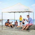 thumbnail image 1 of SANOPY 10x10 Pop up Canopy Tent, Commercial Instant Heavy Duty Canopy, Silver, 1 of 5
