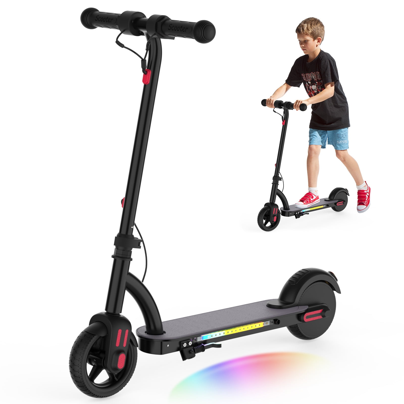 SANOPY 150W Electric Scooter for Kids, 3 Speeds Adjustable