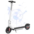 thumbnail image 1 of SANOPY 350W Electric Scooter for Adults & Teens, 20Miles Travel Range, 20 Mph Top Speed, 9" Solid Tire, Double Braking Systems for Adults, With light belt, White, 1 of 7