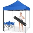thumbnail image 1 of SANOPY 6.6 x 6.6 FT Pop Up Canopy Tent, Heavy Duty Canopy Easy Set up All Weather Waterproof Outdoor Canopy Tent for Parties, Beach, Garden, Camping with 1 Handbag, 3 Adjustable Heights, UPF50+, 1 of 8