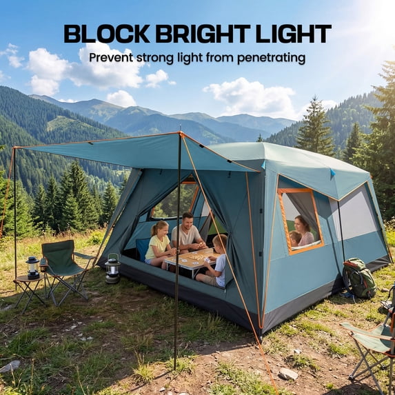 Image showcasing SANOPY Tent 10 Person Camping Tent，14×10 FT Waterproof & Windproof,Easy ...