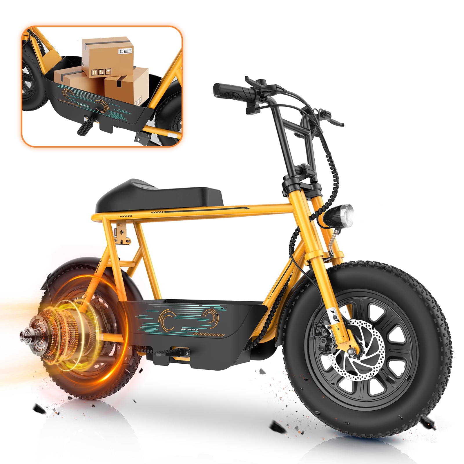 SANOPY Electric Scooter for Adults, Up to 15 Miles Range 20 Mph