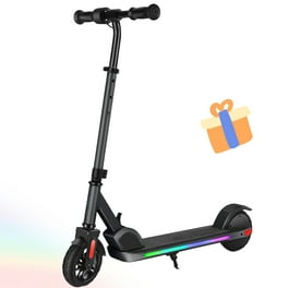 Caroma Kids Electric Scooter 10 MPH Max Speed 7 Miles Range Adjustable Height Deck Lights Blue Walmart
