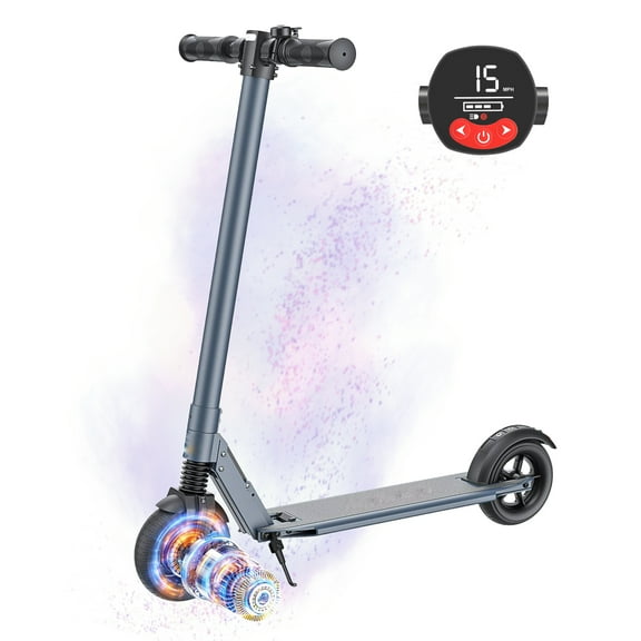 SANOPY Foldable Electric Scooter for Adults & Teens, Up to 20 Miles 16 MPH, Adjustable Handlebar Height, 3 Speed Modes Commuter Electric Scooter, Blue