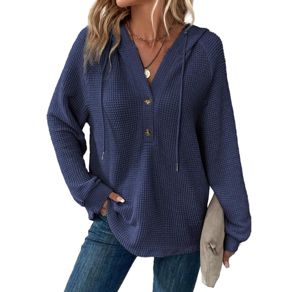 SANOPY Womens Oversized Sweatshirts V Neck Casual Pullover Women 2025 Fall Fashion Long Sleeve Tops Outfits Clothes