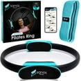 thumbnail image 1 of THE SANOS RING - Premium Pilates Fitness Ring for Full Body Toning with 3 FREE BONUSES Hip Resistance Band, Workout Guide, and Thank You Gift Included, 1 of 9