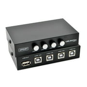 SANOXY 1 Input 4 Output 8P8C Manual RJ45 Network Sharing Switch