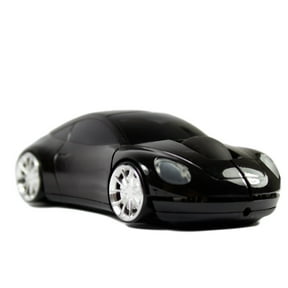 SANOXY 2.4GHz Wireless 3D Car Shape Optical Mouse w/ USB Receiver for PC (BLACK)