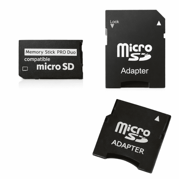 Sanoxy Memory Card Adapter Kit 3 in 1 MicroSD to SD Mini MS Duo