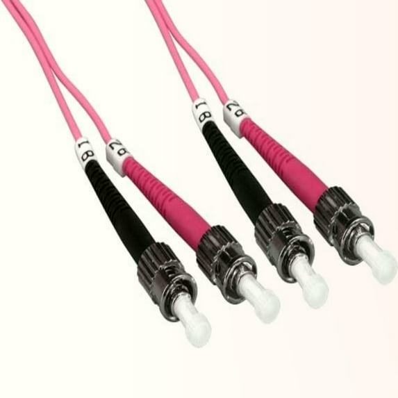 SANOXY Cables and Adapters; 1 Meter ST to ST Duplex 62.5/125 Multimode OM1 Fiber Optic Cable