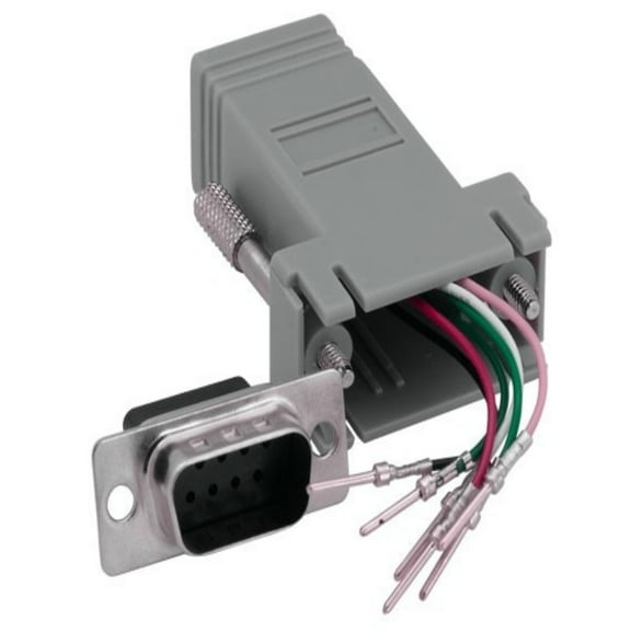 SANOXY Cables and Adapters; 10 PACK ofDB9 Male to RJ-12 Modular Adapter