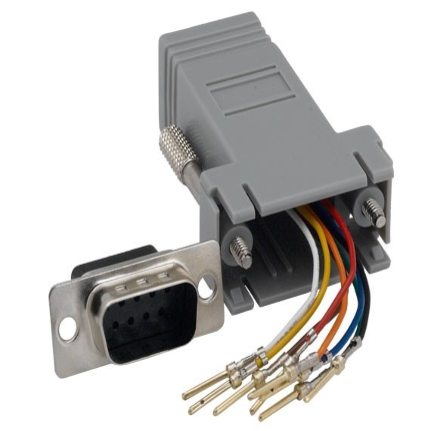 SANOXY Cables and Adapters; 10 PACK ofDB9 Male to RJ-45 Modular Adapter ...