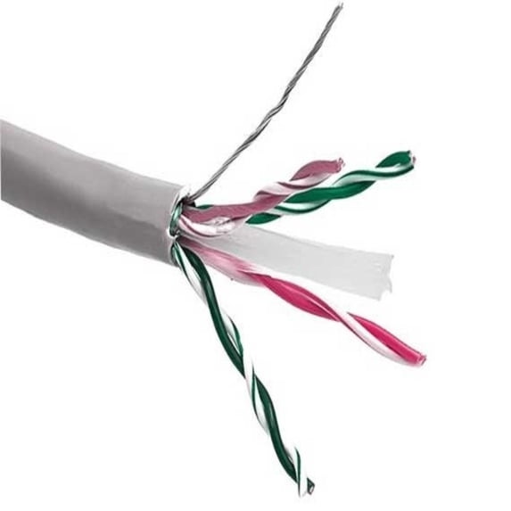 SANOXY Cables and Adapters; 1000ft Cat6 550 MHz Shielded Stranded Bulk Cable, Gray