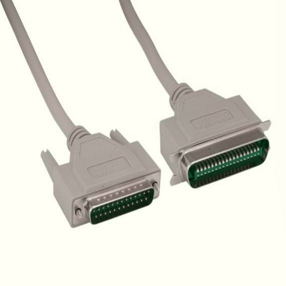 SANOXY Cables and Adapters; 10FT IEEE 1284 Parallel Printer Cable, DB25 Male to Centronics 36 (CN36) Male, Bi-Directional, Double Shielded, High-Speed Data Transfer