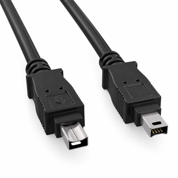 Sanoxy 10ft IEEE 1394a 400Mbps 4-pin to 4-pin, Black
