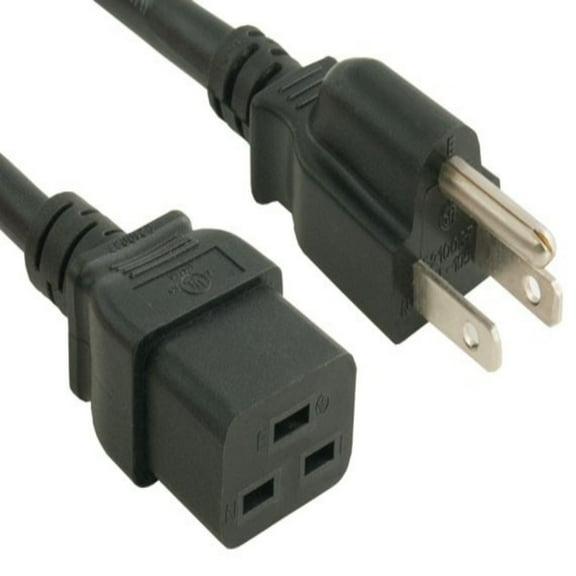 SANOXY Cables and Adapters; 15ft 14 AWG 15A 125V NEMA 5-15P Male to IEC320 C19 Female Power Cord (NEMA 5-15P to IEC320 C19)