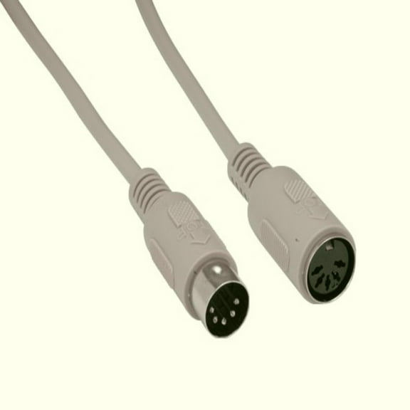 SANOXY Cables and Adapters; 15ft DIN5 M/F AT Keyboard Extension Cable