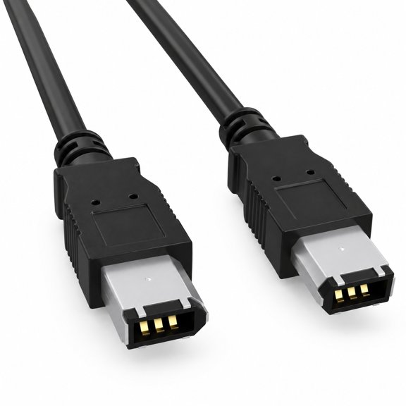 Sanoxy 15ft IEEE 1394a 400Mbps 6-pin to 6-pin, Black