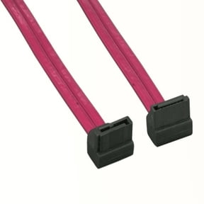 SANOXY Cables and Adapters; 1m 7-pin 90-Degree Serial ATA Device Cable Translucent Red
