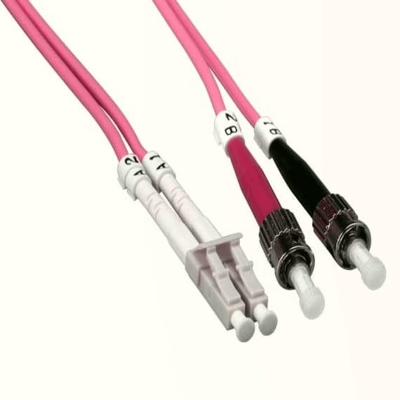 SANOXY Cables and Adapters; 1m LC/ST Duplex 50/125 Multimode OM2 Fiber Optic Cable