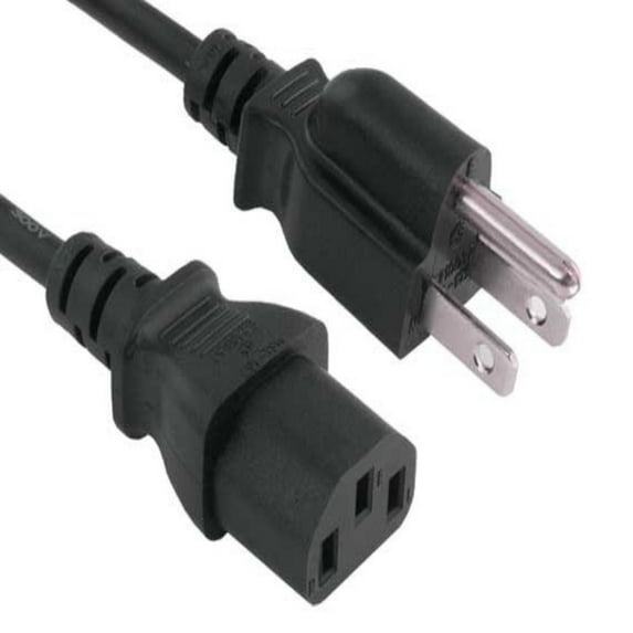 SANOXY Cables and Adapters; 2 PACK of 1ft Universal Power Cord (IEC320 C13 to NEMA 5-15P)