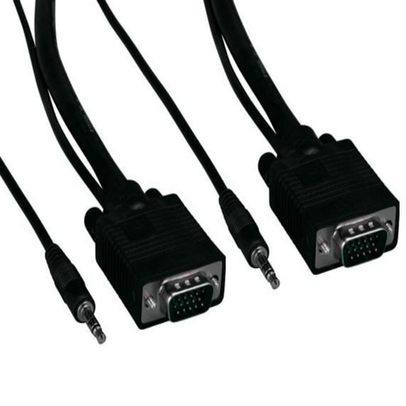 SANOXY Cables and Adapters; 25ft SVGA HD15 M/M Monitor Cable with Stereo Audio