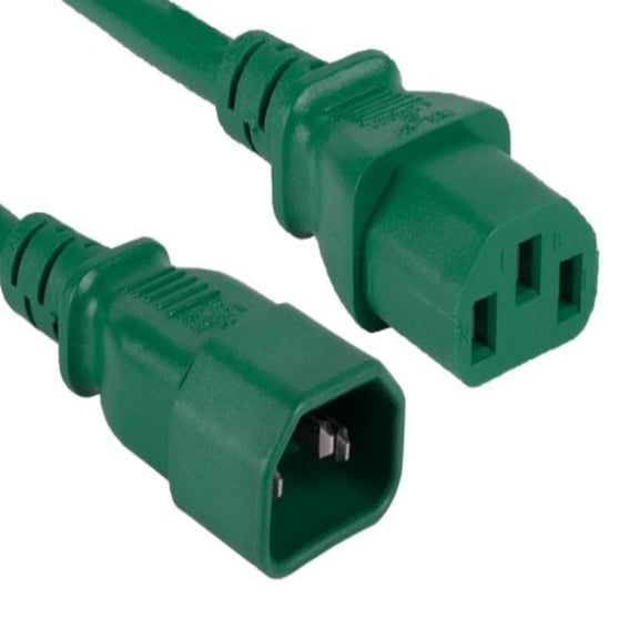 SANOXY Cables and Adapters; 3ft 14 AWG Computer Power Extension Cord IEC320 C13 to IEC320 C14, Blue