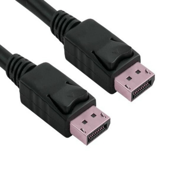 SANOXY Cables and Adapters; 3ft Gold Plated Premium DisplayPort to DisplayPort Male to Male Cable with Latches 28AWG