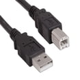 thumbnail image 1 of SANOXY Cables and Adapters; 3ft USB 2.0 A Male to B Male Cable, Black, 1 of 1