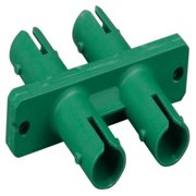 SANOXY Cables and Adapters; 5 PACK of Multimode ST/ST Duplex Fiber Optic Adapter, Plastic Body