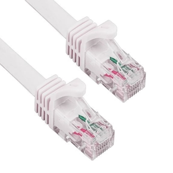 SANOXY Cables and Adapters; 6ft Cat6a 600 MHz UTP Snagless Ethernet Network Patch Cable, White